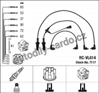 Sada kabelů pro zapalování NGK RC-VL614 - VOLVO