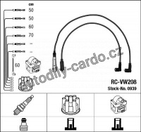 Sada kabelů pro zapalování NGK RC-VW208 - VW