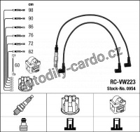 Sada kabelů pro zapalování NGK RC-VW223 - VW Sada kabelů pro zapalování NGK RC-VW223 - VW