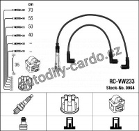 Sada kabelů pro zapalování NGK RC-VW233 - VW