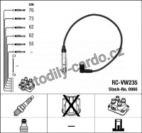Sada kabelů pro zapalování NGK RC-VW235 - VW