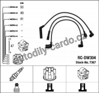 Sada kabelů pro zapalování NGK RC-DW304 - DAEWOO, CHEVROLET