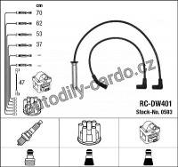 Sada kabelů pro zapalování NGK RC-DW401 - DAEWOO