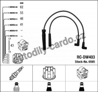 Sada kabelů pro zapalování NGK RC-DW403 - DAEWOO