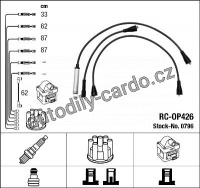 Sada kabelů pro zapalování NGK RC-OP426 - OPEL