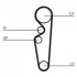 Rozvodový řemen CONTINENTAL CTAM CT729
