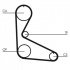 Rozvodový řemen CONTINENTAL CTAM CT626 Rozvodový řemen CONTINENTAL CTAM CT626