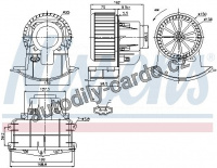 Vnitřní ventilátor NISSENS 87033
