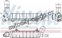 Chladič motorového oleje NISSENS 90976