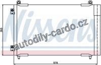 Chladič klimatizace NISSENS 94837 Chladič klimatizace NISSENS 94837