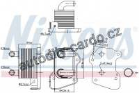 Chladič motorového oleje NISSENS 90978 Chladič motorového oleje NISSENS 90978