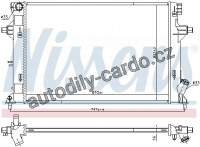 Chladič motoru NISSENS 606552 Chladič motoru NISSENS 606552