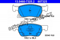 Sada brzdových destiček ATE 13.0460-7325 (AT 607325)