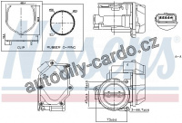 Hrdlo škrticí klapky NISSENS 955055