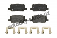 Sada brzdových destiček BREMBO P09032 Sada brzdových destiček BREMBO P09032