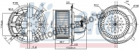 Vnitřní ventilátor NISSENS 87118