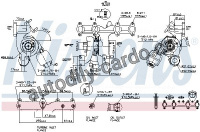 Turbodmychadlo NISSENS 93267 Turbodmychadlo NISSENS 93267