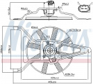 Ventilátor chladiče NISSENS 85041
