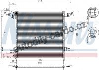 Chladič klimatizace NISSENS 94568 Chladič klimatizace NISSENS 94568