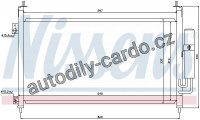 Chladič klimatizace NISSENS 94875 Chladič klimatizace NISSENS 94875