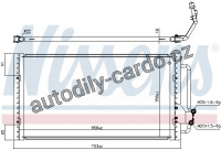 Chladič klimatizace NISSENS 94939 Chladič klimatizace NISSENS 94939