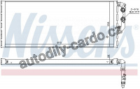 Chladič vody NISSENS 60872 Chladič vody NISSENS 60872