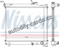 Chladič motoru NISSENS 64165 Chladič motoru NISSENS 64165