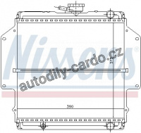 Chladič motoru NISSENS 64184 Chladič motoru NISSENS 64184