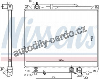 Chladič motoru NISSENS 641776 Chladič motoru NISSENS 641776