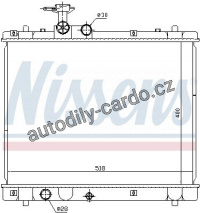 Chladič motoru NISSENS 641758 Chladič motoru NISSENS 641758