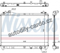 Chladič motoru NISSENS 64202 Chladič motoru NISSENS 64202
