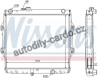 Chladič motoru NISSENS 64599A Chladič motoru NISSENS 64599A