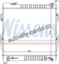 Chladič motoru NISSENS 64847