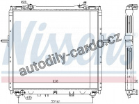 Chladič motoru NISSENS 66768 Chladič motoru NISSENS 66768