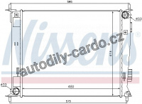 Chladič motoru NISSENS 66742 Chladič motoru NISSENS 66742