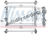 Chladič motoru NISSENS 66864 Chladič motoru NISSENS 66864