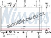 Chladič motoru NISSENS 681406 Chladič motoru NISSENS 681406