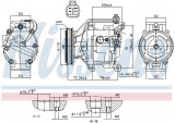 Kompresor klimatizace NISSENS 890047