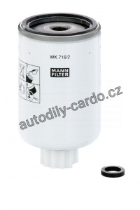 Palivový filtr MANN WK716/2X (MF WK716/2X) - DENNIS Palivový filtr MANN WK716/2X (MF WK716/2X) - DENNIS