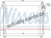 Chladič klimatizace NISSENS 940172 Chladič klimatizace NISSENS 940172
