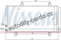 Chladič klimatizace NISSENS 940194 Chladič klimatizace NISSENS 940194