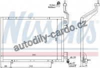 Chladič klimatizace NISSENS 940287 Chladič klimatizace NISSENS 940287