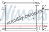 Chladič klimatizace NISSENS 940624 Chladič klimatizace NISSENS 940624