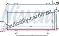 Chladič klimatizace NISSENS 940639 Chladič klimatizace NISSENS 940639