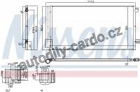Chladič klimatizace NISSENS 940678 Chladič klimatizace NISSENS 940678