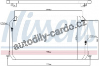 Chladič klimatizace NISSENS 94056 Chladič klimatizace NISSENS 94056