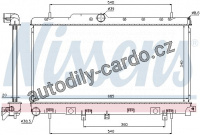 Chladič motoru NISSENS 64116 Chladič motoru NISSENS 64116