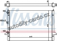 Chladič motoru NISSENS 63992 Chladič motoru NISSENS 63992