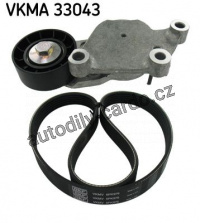 Sada žebrovaných klínových řemenů SKF VKMA 33043