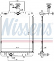 Chladič motoru NISSENS 636015